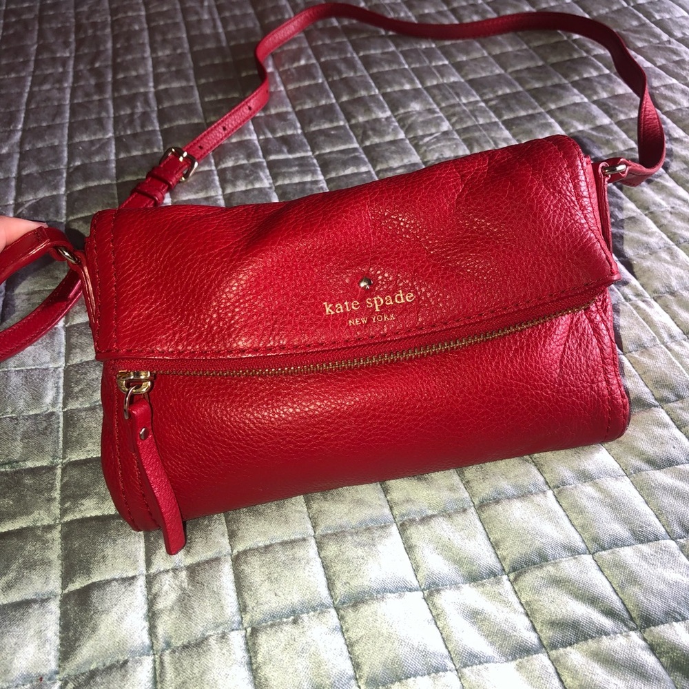Kate Spade Marsala Foldover Crossbody Bag